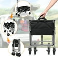 Super Large Collapsible Garden Cart, QXDRAGON Folding Wagon Utility
