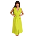 thumbnail image 1 of Vestido chaleco con cinturón Roman Fashion /Juvenil, 2156 (Lima) verde lima G Roman Fashion V-MIC-2156-LIMA, 1 of 6