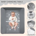 thumbnail image 2 of Cambiador para bebés IELECMG portátil plegable gris, 2 of 7