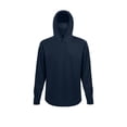 thumbnail image 2 of Greenink Men's Hooded Sun Protection Shirt with Built-in Face Mask, Lightweight Quick Dry Long Sleeve Fishing Hiking Outdoor Rash Guard Tee, 2 of 5