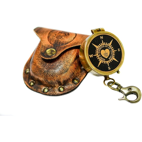 NauticalMart sailor's art pocket compass, camping for nautical navy compass-brass