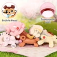 thumbnail image 5 of 5 PCS Minilpsshop Little Figures Toys Mini Pets Collie Kitten Tiger Cat Dachshund Bunny Rabbit for lps Collection,with Accessories, 5 of 6