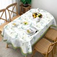 thumbnail image 2 of Oval Spring Leaf Tablecloth, Sage Green Table Clothes for Oval Tables 54 x 72, Perfect for Kitchen Dinner, Restaurant,Outdoor Holiday Picnic Table Cover, 2 of 6
