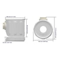 thumbnail image 3 of Tong Insulated Protective Sleeve For Ice Storage Cups Reusable Silicone Cover With Lid Leakproof Design For Freezer, 3 of 6