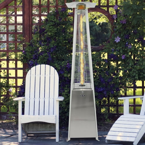 Dyna-Glo DGPH302SS 42,000 BTU Stainless-Steel Pyramid Flame Patio Heater by GHP Group