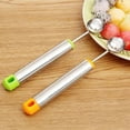 thumbnail image 6 of Yesbay Fruit Scoop Stainless Steel Fruit Melon Ball Maker Scoop Ice Cream Spoon Kitchen Gadget Tool, 6 of 8