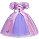 thumbnail image 1 of Vestido de Rapunzel para niña, disfraz de princesa para fiesta de Cosplay, regalo de cumpleaños enredado, disfraz de Halloween para niños de 2 a 10 años Fivean unisex, 1 of 2
