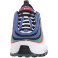 thumbnail image 2 of Nike Air Max 97 S Boys Shoes Size 4, Color: White/Multi-Color/Hyper Blue, 2 of 8