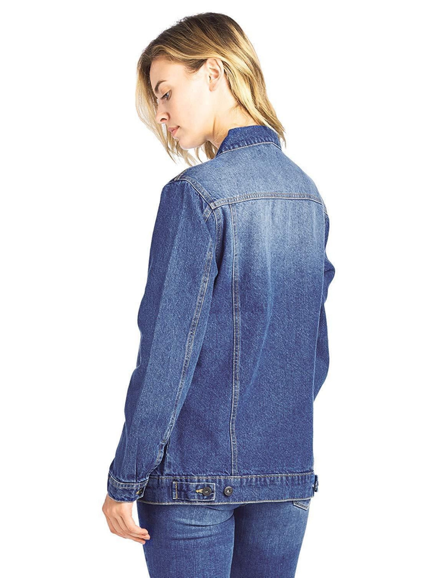 oversized loose denim jacket