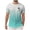 Light Blue, variant on enyan Cotton Breathable Short Sleeve Top Men's T Shirt Short Sleeve Cotton Blend T-Shirts Crew Neck Casual Summer Basic Tee Shirts (Sky Blue,M)