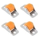 thumbnail image 4 of 4 mini ruedas giratorias para muebles, ruedas lineales para banco de trabajo, mesa y armario. Naranja, 4 of 9
