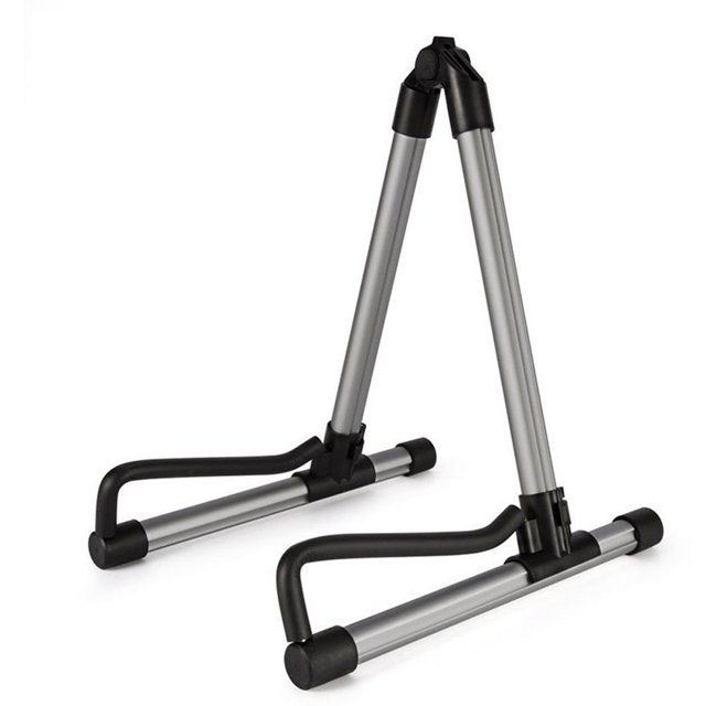 Cateissary Soporte de guitarra de 3 colores, marco en A plegable Universal para guitarra eléctrica acústica, soporte de suelo para guitarra Cables de audio/vídeo No.2