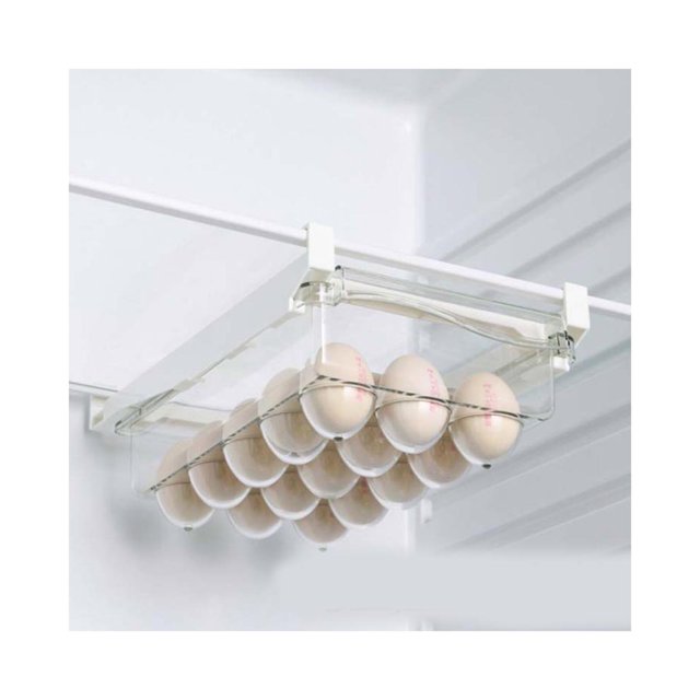 CAROOTU Refrigerator Organizer Bins with Handle Pull-out Fridge Drawer Organizer Freely