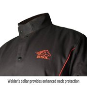 Black Stallion Welding Jacket 9Oz Black Fr Cotton Large