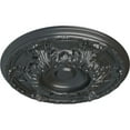 thumbnail image 3 of Ekena Millwork 19"OD x 1 1/2"P Granada Ceiling Medallion (Fits Canopies up to 7 1/8"), Hand-Painted Pewter, 3 of 7