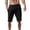 Black, variant on Men's Casual Shorts ,Casual Summer Shorts Linen Blend Elastic Waist With Pockets Loose Fit (Beige ,3X-Large)