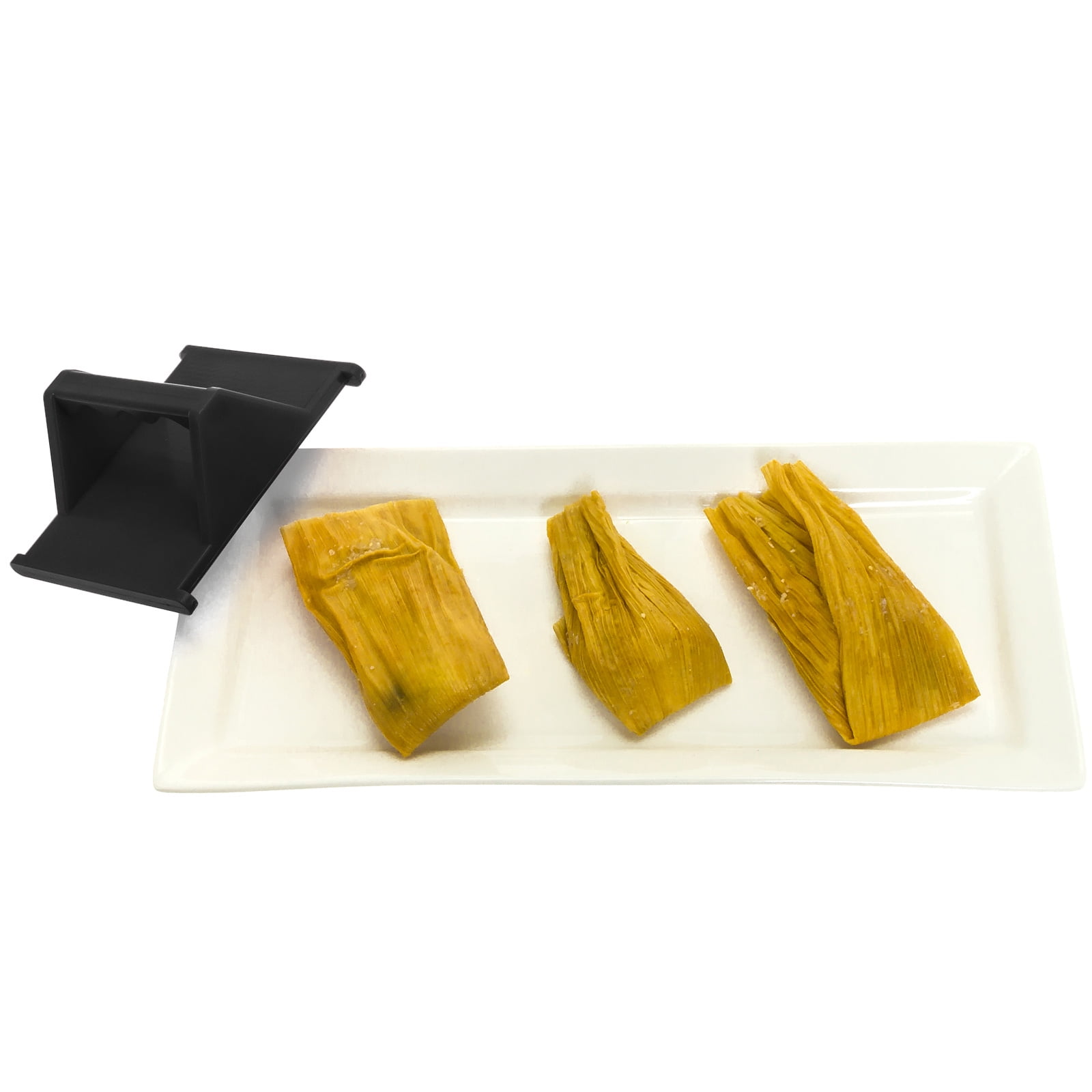 2 Pack Mindful Design Tamales Maker Easy Use Masa Spreader Kitchen Gadget, Black