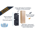 thumbnail image 2 of WE Games Wood Block Party Game that Tumbles - 12 in. Case - Black Blocks, 2 of 6