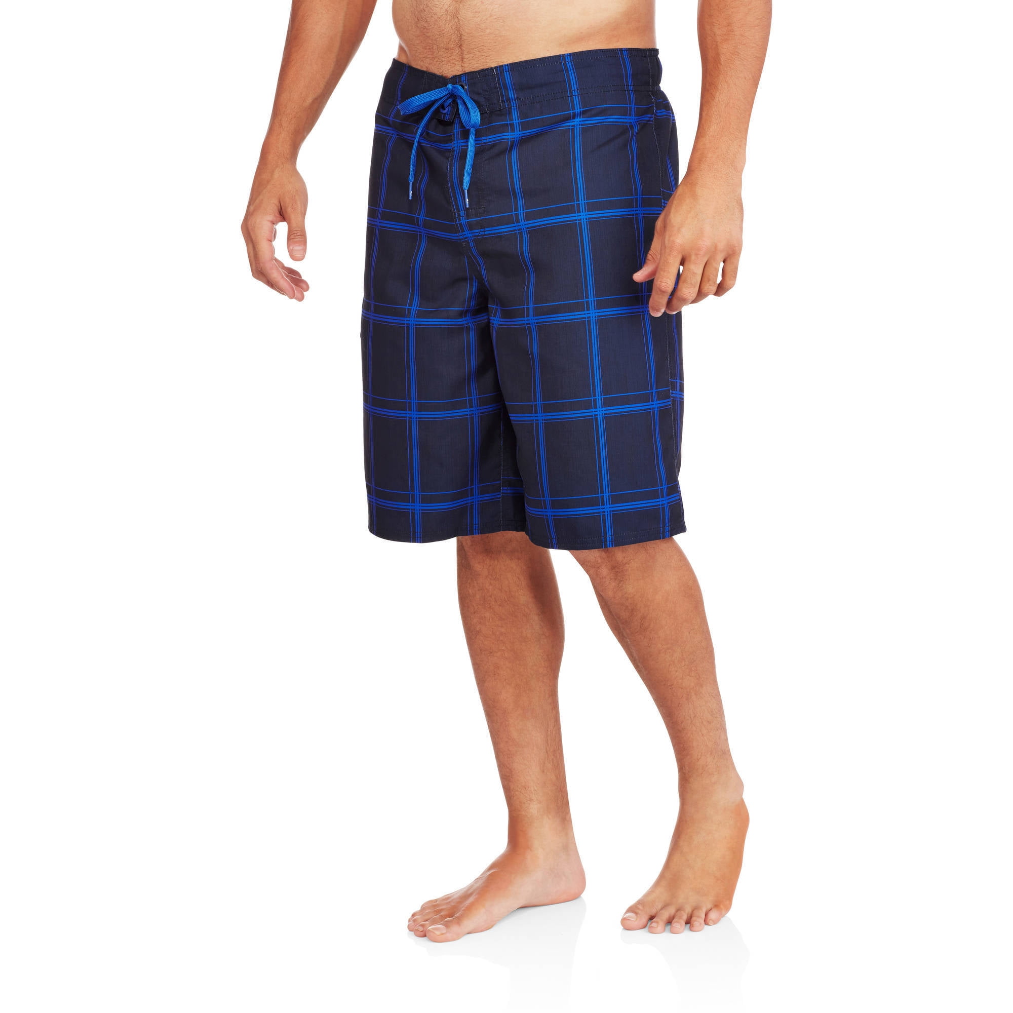 Ocean Pacific Big Men's Plaid EBoard Shorts