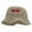 Natural, variant on Touching Boxing Gloves Embroidered Bucket Hat - Khaki OSFM