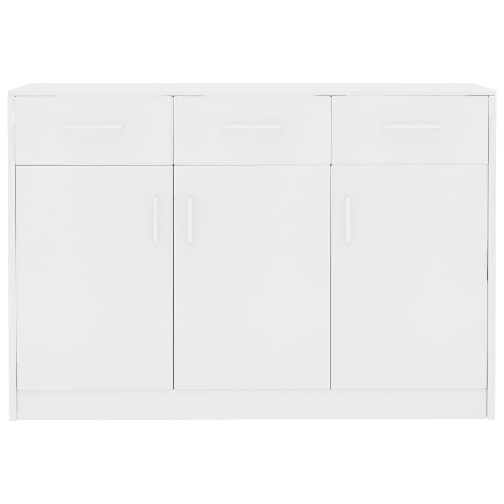Kepooman Modern Buffet Cabinet with 3 Doors and 3 Drawers, Storage Sideboard Cabinet for Kitchen, White Kepooman Modern Buffet Cabinet with 3 Doors and 3 Drawers, Storage Sideboard Cabinet for Kitchen, White