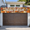 thumbnail image 4 of Decorative Design Happy Fall Banner Festive Leaves Thanksgiving Decoration Pumpkin for Autumn Celebration Outdoor Indoor, 4 of 9
