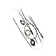 thumbnail image 2 of Cables de freno BMX Gyro Cables delanteros y traseros Cables superiores e inferiores Juego de accesorios Piezas Componentes Kit de juego de rotor de, 2 of 8