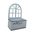 thumbnail image 2 of Maceta de pared de metal, soporte para flores, maceta decorativa vintage de hierro, cubo para Azul, 2 of 9