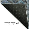 thumbnail image 3 of Addison Rugs Mayfield Washable Transitional Bohemian Teal Runner Rug, 2'3" x 7'6", 3 of 5