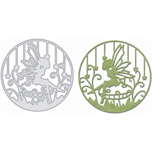Troqueles de metal con forma de elfo bailarín (1 unidad) para álbumes de recortes, invitaciones de boda y tarjetas decorativas.