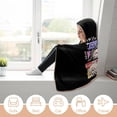 thumbnail image 6 of Demon Slayer Wearable Blanket Cloak Arctic Velvet Hooded Blanket Soft Fuzzy Hoodie Blanket Cape for Adults Kids 60"x80", 6 of 8