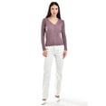 thumbnail image 4 of Sueter acanalado de manga larga Roman Fashion /Juvenil, 8930 (Morado) violeta CH, 4 of 5