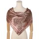 thumbnail image 2 of INSPIRAR CHIC Mujeres Leopardo 35" Grandes Pañuelos Cuadrados Chal de Satén Sedoso Bufanda para la Cabeza Pañuelo para el Cuello 90x90cm Rosa, 2 of 6