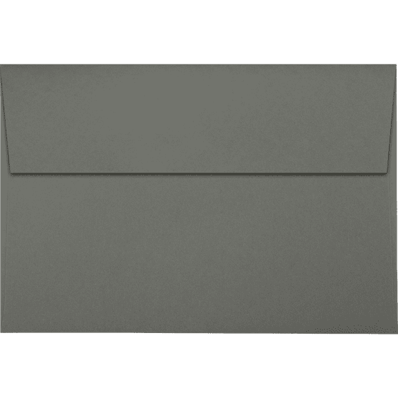 LUXPaper A8 Invitation Envelopes w/Peel & Press, 5 1/2 x 8 1/8, Smoke Gray, 500 Pack