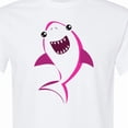 thumbnail image 4 of Inktastic Cute Shark, Little Shark, Pink Shark, Sea Animal T-Shirt, 4 of 5