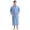 Light Blue, variant on Men's Shawl Collar Bathrobe, Soft Long Towel Robe for Men (Navy,L/XL)