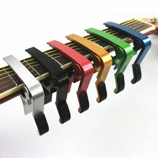 Alliage D'Aluminium Guitare Capo Guitare Accessoire Rapide Serrer Clé  Acoustique Classique Tons Réglage Guitare