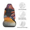 thumbnail image 4 of Balery Abstract Pattern Penguin Funda de Asiento para Auto con Diseño - Cubierta Frontal Suave y Transpirable con Protector Antideslizante- 1 Unidad, 4 of 5