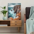thumbnail image 5 of Ocean Cliff Canvas Wall Art， Perfect for Living Room， Bedroom， Office， Bathroom， and Hotel Decoration, 5 of 8