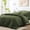 olive green, variant on Vccoem 7 Piece Queen Comforter Set, Bed in a Bag with Sheets, Pillowcases & Shams, All Season Soft Bedding, Cozy and Lightweight, Machine Washable, Olive Green