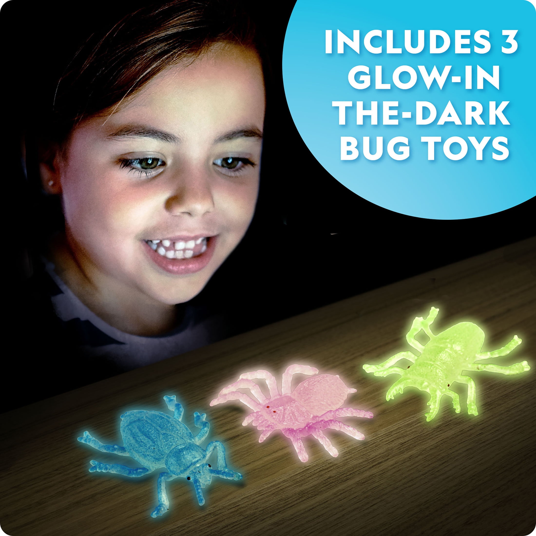 National Geographic Bug Catcher Kit – Bug Habitat, Field Guide, Glow-in-the-Dark Figures & More