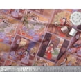 thumbnail image 2 of Soimoi Rayon Fabric Flower Vase,Cat & Girl Patchwork Decor Fabric Printed Yard 42 Inch Wide, 2 of 3