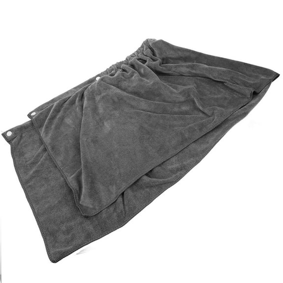 Raindrops Polyester Bath Skirt Men Household Bathrobe Wearable Bath Skirt for Males