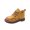 Yellow, variant on XIMIN Women's Bottom Boots Genuine Leather Lace-Up Platform Ankle Boots Short Heel Short Boots Ladies Casual Round Toe Shoes Boots Wide Calf Leather Boots