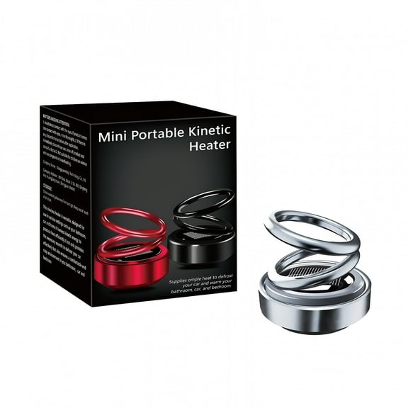 HIBIBUD Portable Solar-Powered Dynamic Molecular Heater,Efficient Car and Home Heater,Aromatherapy Rotating Ornament with Overheat Protection,Energy-Saving,Compact Design for Office,Travel Use