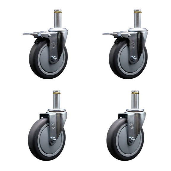 Service Caster Brand Replacement Set for IRSG Casters C250-K2-P