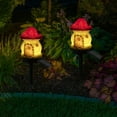 thumbnail image 3 of Ranliy Bright Fairy Garden House, 17" Glow in The Dark Cottage with Solar Led Light, Beautiful Miniature Garden Decoration for Indoor or Outdoor Gardens, 3 of 3