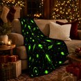 thumbnail image 3 of Extraterrestrial Alien Heads Ufos Ornate, Mystical Celestial Scene, Warm Flannel Blanket for Living Room and Bedroom, Celestial Art Lovers Housewarming Gift, Celestial Home Decor, 3 of 9