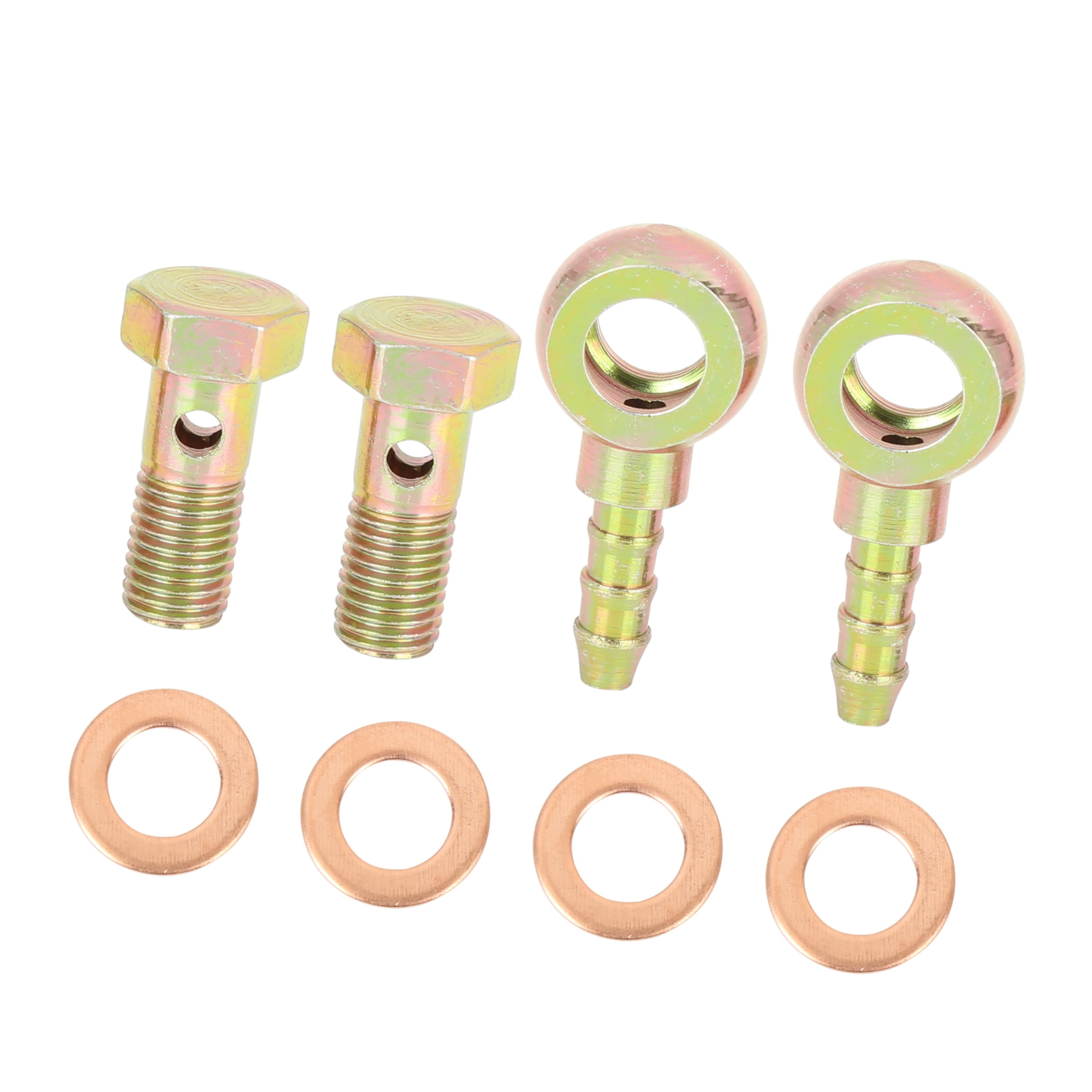 6pcs Banjo Bolts with Washers Fits for Motorcycle Brake Oil Hose Line M10*1 US 6pcs Banjo Bolts with Washers Fits for Motorcycle Brake Oil Hose Line M10*1 US