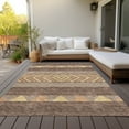 thumbnail image 6 of Addison Rugs Chantille Indoor/Outdoor Transitional Southwest Brown Washable Rectangle Rug, 8' x 10', 6 of 6